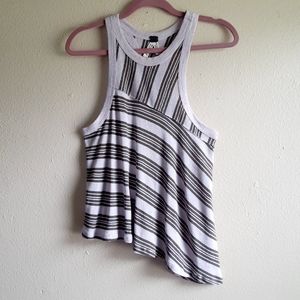 Free People Thursday Asymmetrical Tank Lilac XS